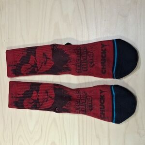Stance X Chucky Wanna Play Crew Sock Friends till the End Unisex Large